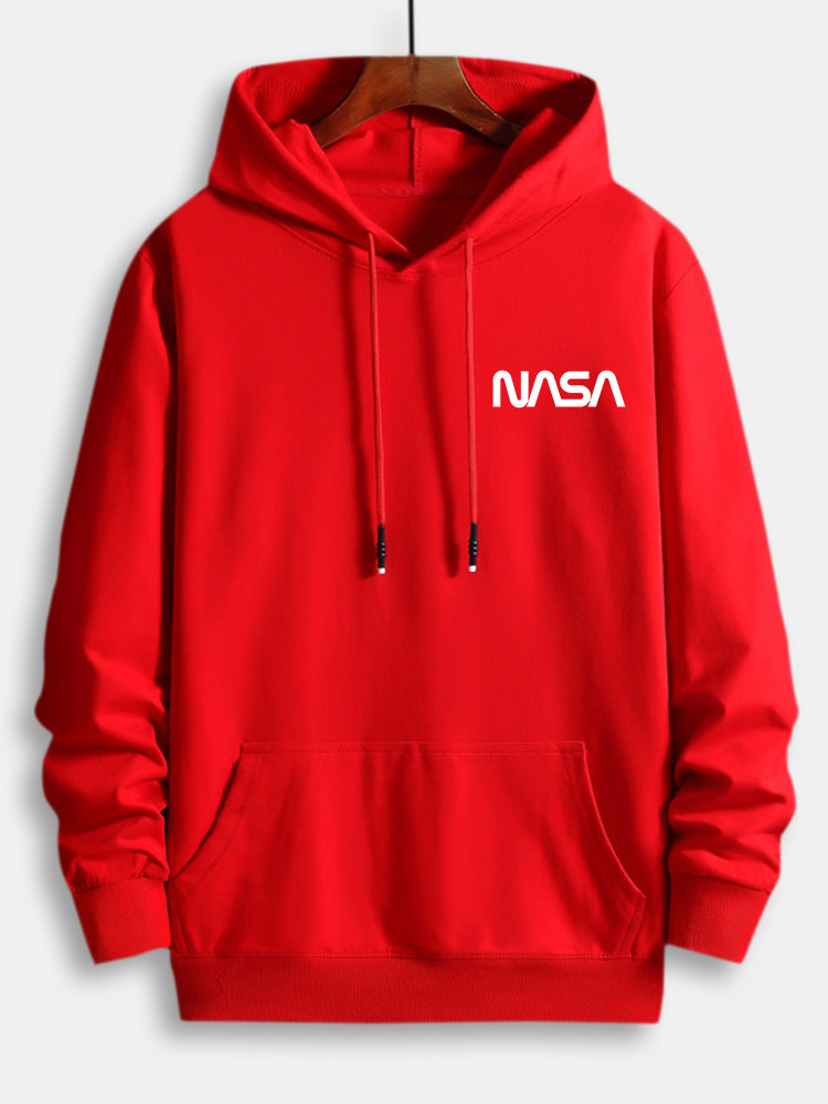 Alfred | NASA Print Cotton Hoodie