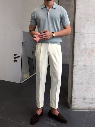 Bhaltair® | MV Old Money Cotton Polo Shirt