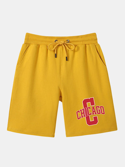 Vicente® | Chicago Print Mid Length Shorts