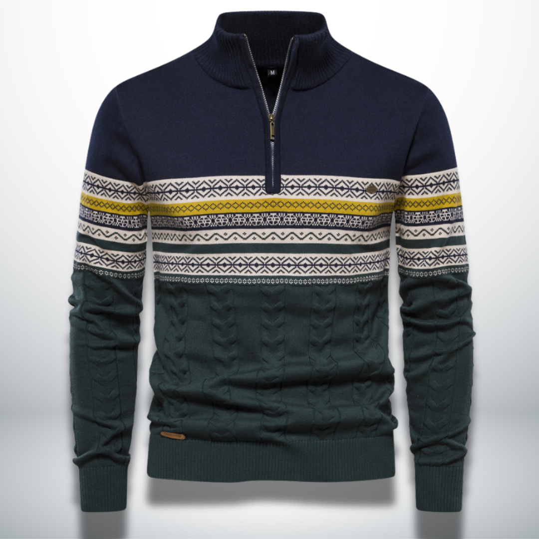 Casimiro® | Refined men's sweater in cotton