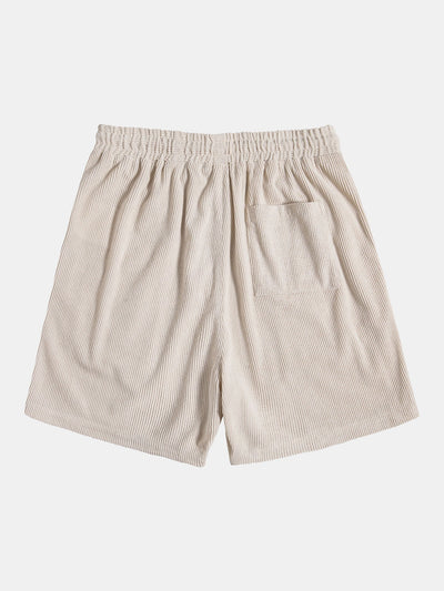 Chris® | Short-Sleeved Corduroy Button Up Shirt & Shorts