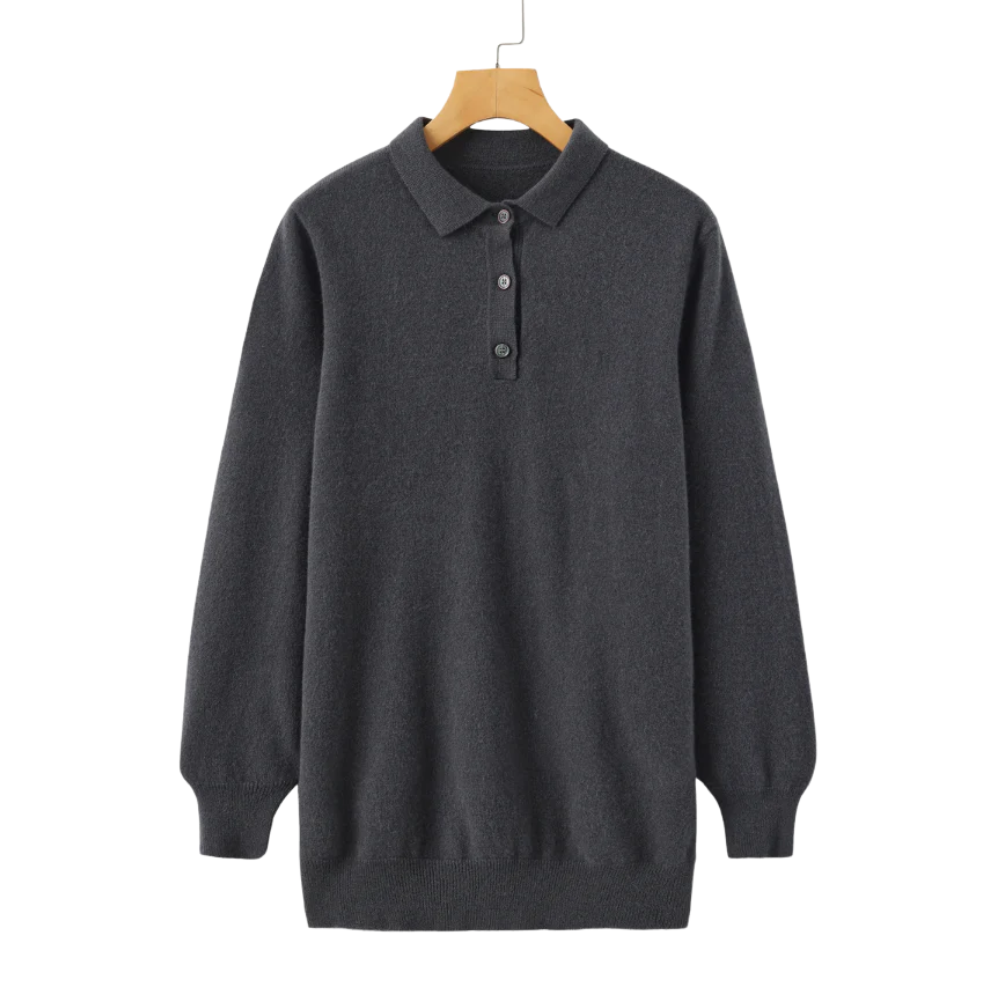 Aaron | 100% Cashmere Polo Shirt