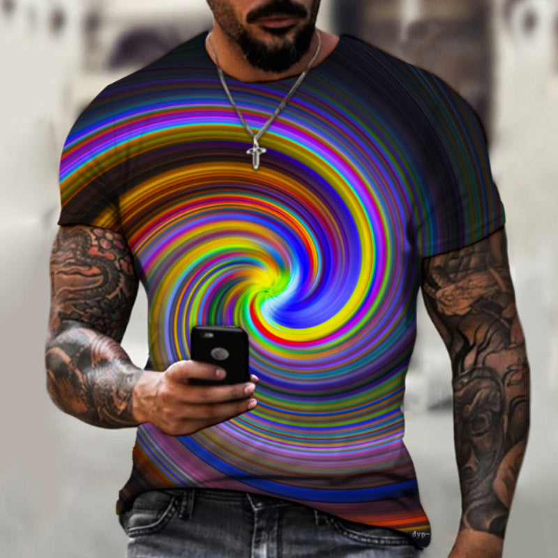 Jorel® | Men'S 3D Digital Print Casual Short-Sleeved T-Shirt