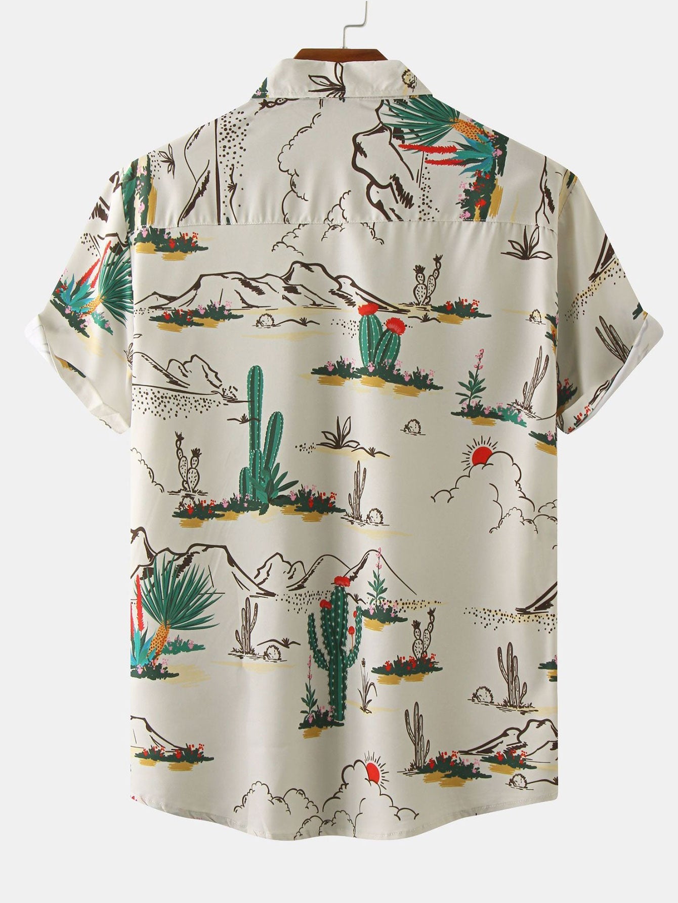 Hilario® | Cactus Print Shirt