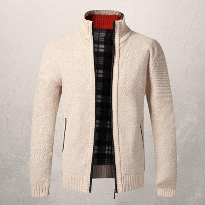 Jett® | Patterned Zip-Up Cardigan For Men
