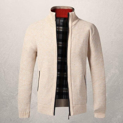 Jett® | Patterned Zip-Up Cardigan For Men