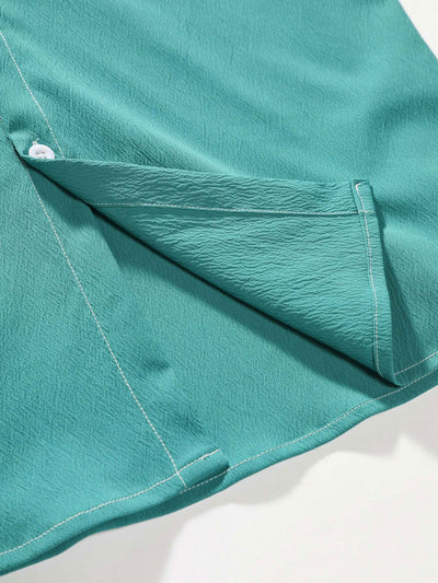 Anner® | Wrinkled Texture Button Up Shirt