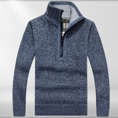 Diego® | Thicker Fleece Sweater With Half Zip