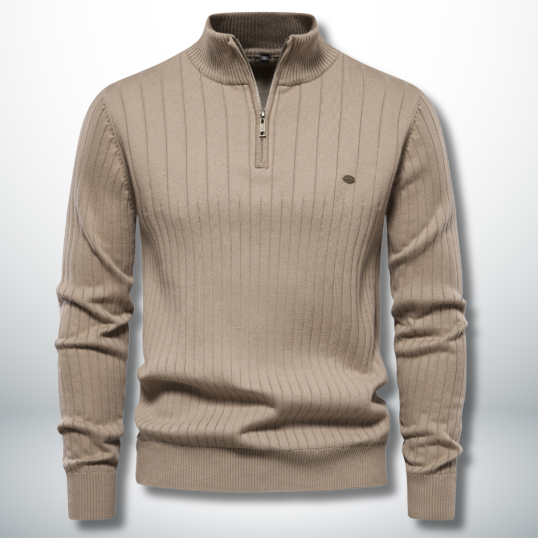 Asdrúbal® | Comfortable and elegant sweater with zip