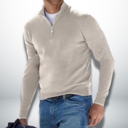 Cayetano® | Men's Casual Pullover With Zip