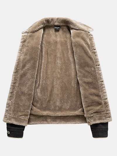 Lachlan | Regular Fit Faux Fur Lined Denim Jacket