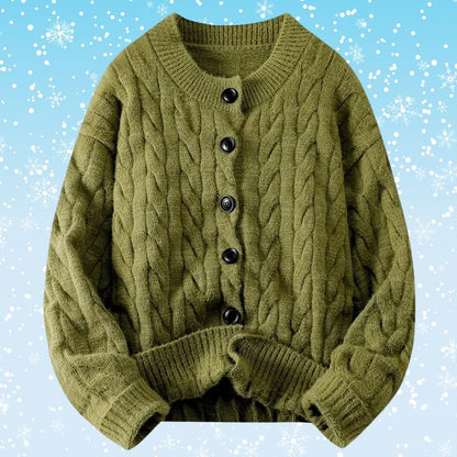 Ricardo® | Sweater with long sleeves and button
