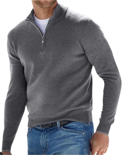 Benjamin | Elegant Zip Sweater