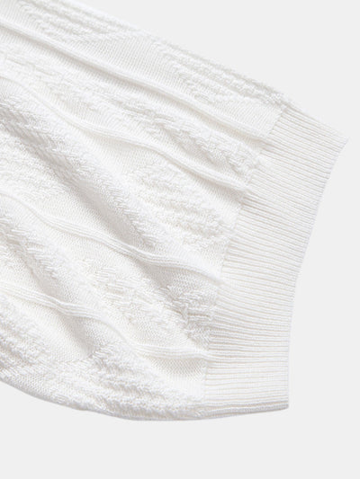 hola Geometric Jacquard Polo Shirt & Slim Fit Tapered Pants