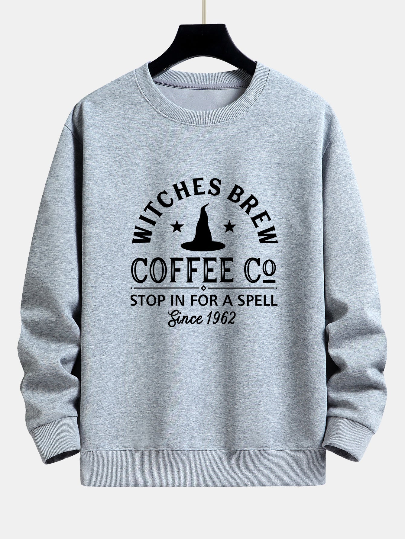 Bernabé® | Halloween Witches Brew Coffee Print Relax Fit Sweatshirt