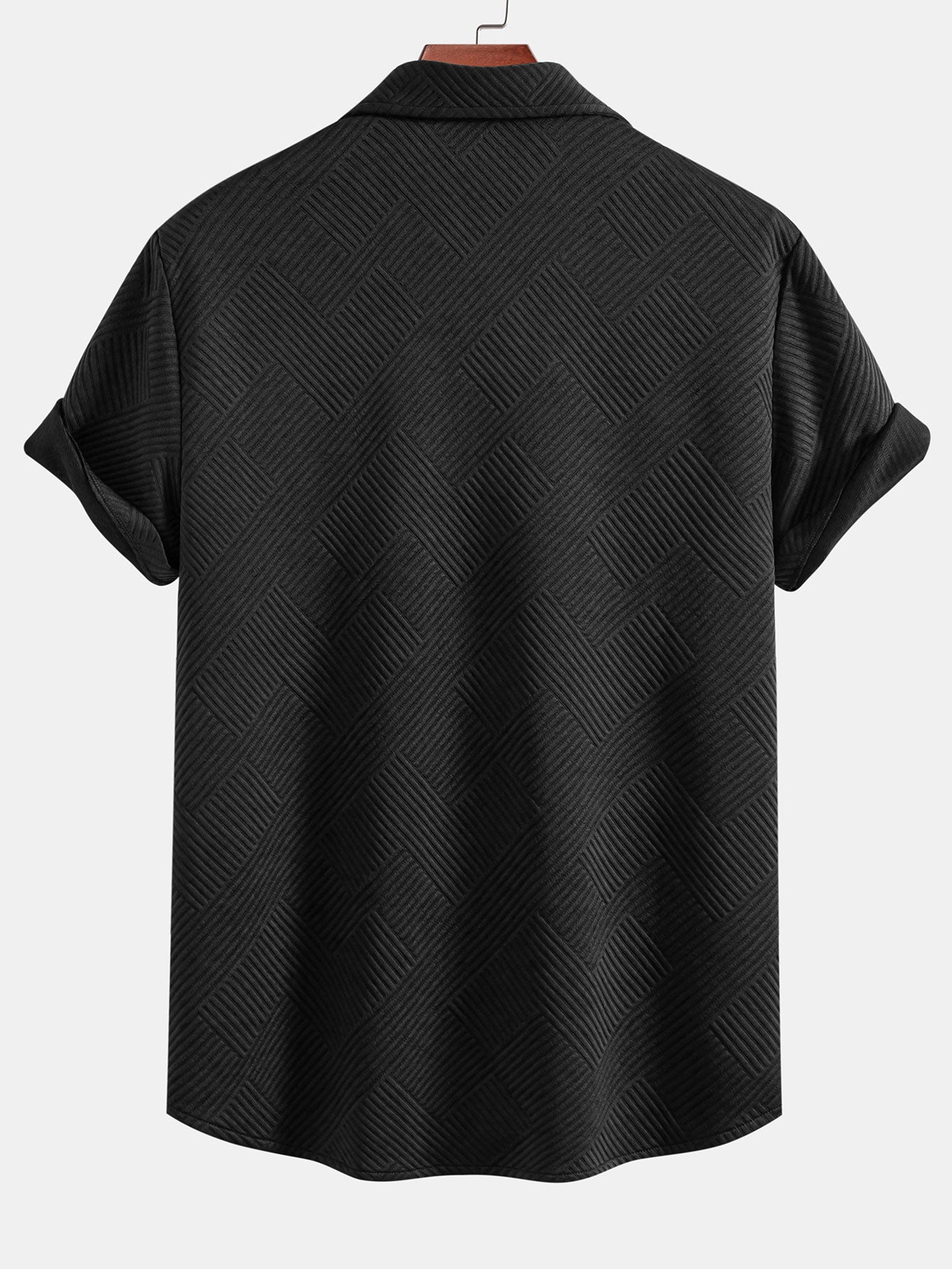 Elías® | Stripe Jacquard Button Up Shirt