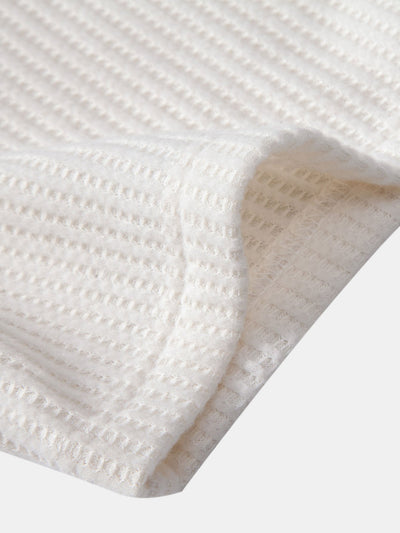 Leo | Short Sleeved Waffle Polo