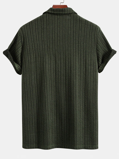 Eric® | Wheat Ear Jacquard Polo Shirt