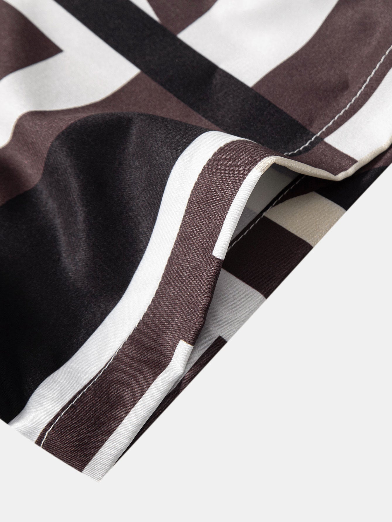 Magín® | Geometry Colorblock Print Button Up Shirt