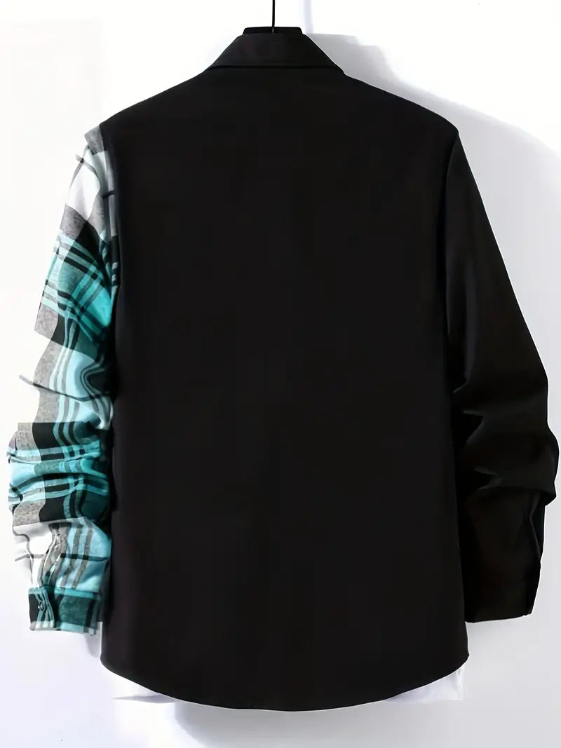 Lisandro® | Checked, Casual Long-Sleeved Overshirt