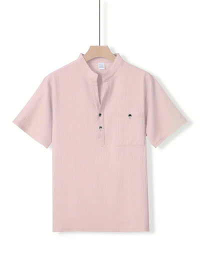 Nigel | Casual short-sleeved button-down shirt