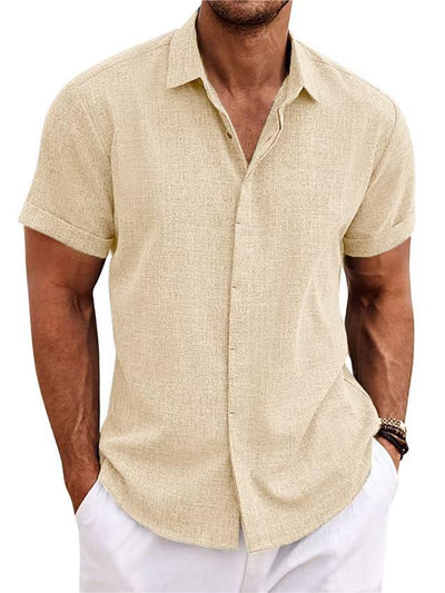 Victorio® | Stylish, Loose, Breathable Short-Sleeved Shirt For Men