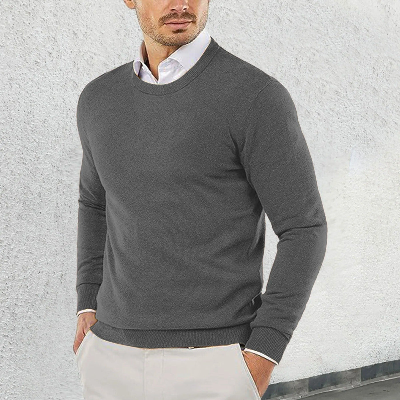 Fernando® | Crewneck Cotton Sweater