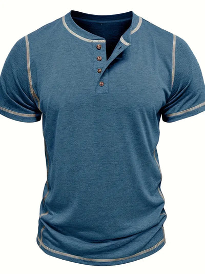 Malcolm | Short-sleeved button-down T-shirt