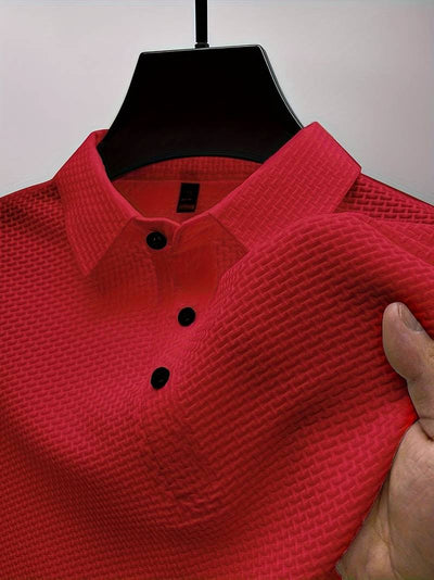 Luz® | Casual, Breathable Short-Sleeved Shirt With Half Buttons