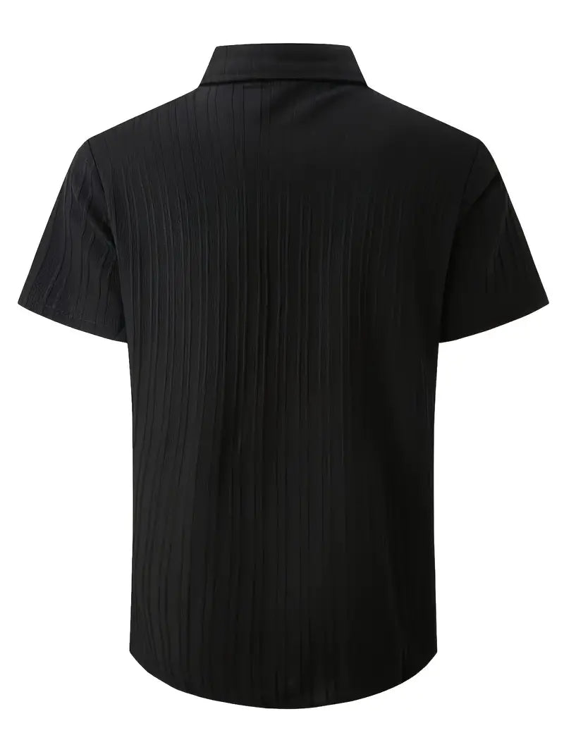 Lura® | Casually Chic Striped Short-Sleeved Shirt For Men