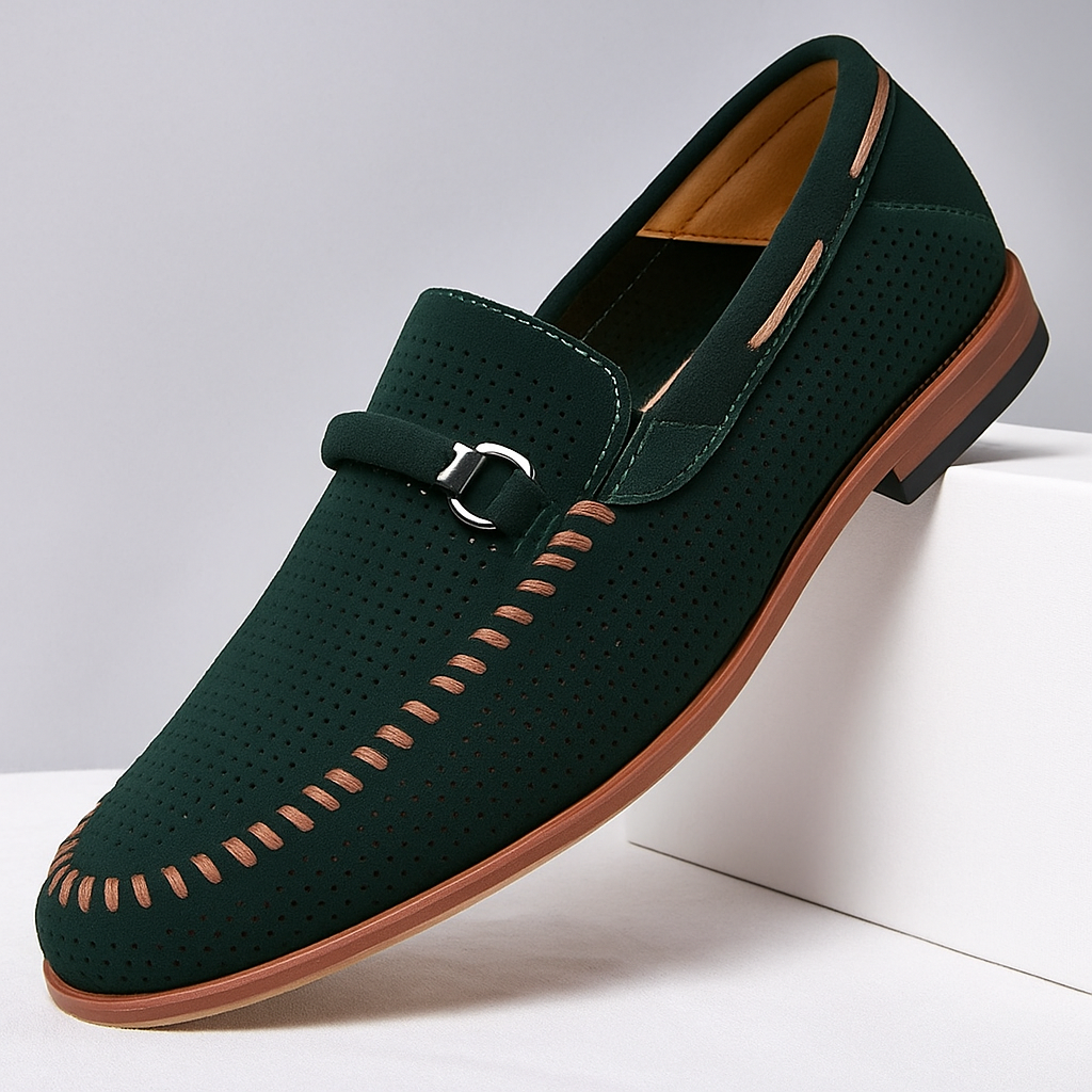 John | Firenze Suede Loafers