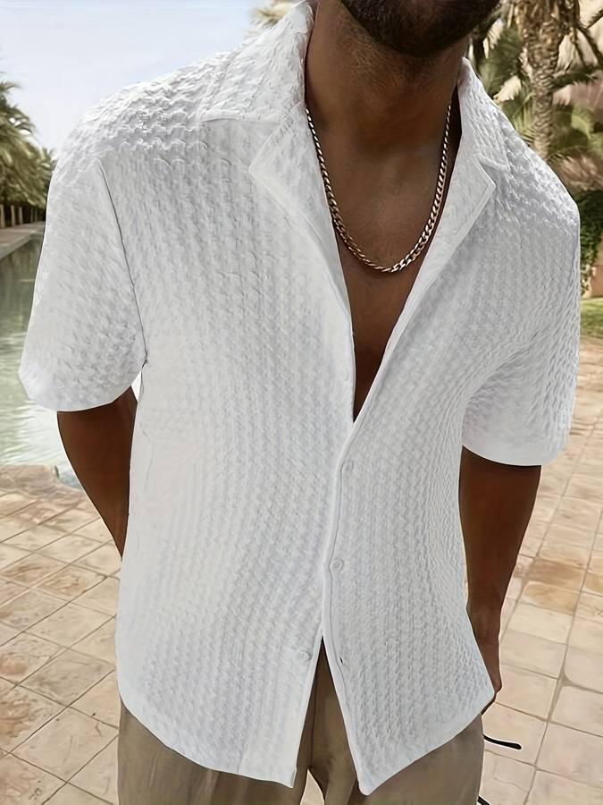 Leighton® | Fashion Ribbed Summer Shirt