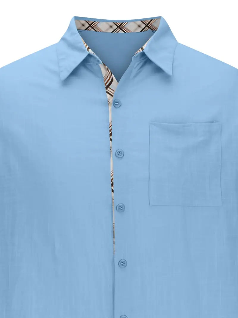 Lyra® | Stylish Shirt With Checkered Graphic Print For Men