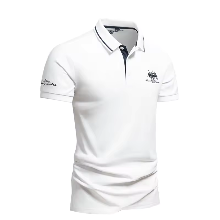 Brody® | Luxury Embroidered Cotton Polo For Men