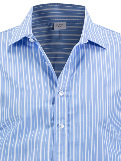 Ladislao® | Long Sleeve Stripe Button Up Shirt