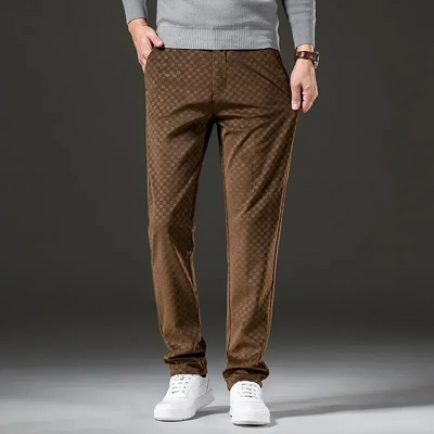 Orestes® | Corduroy Check Trousers