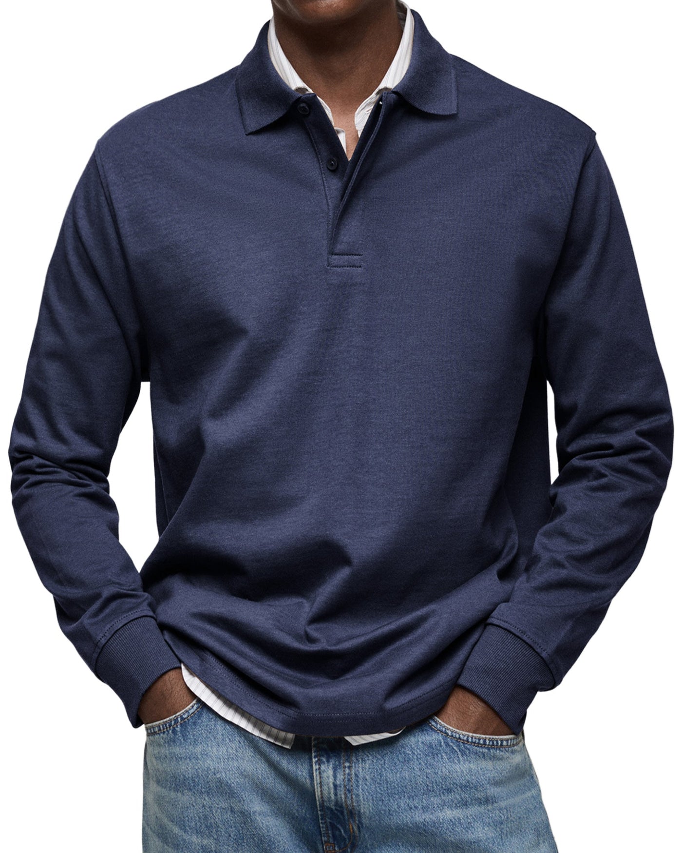 Ernesto® | Casual Long Sleeve Polo