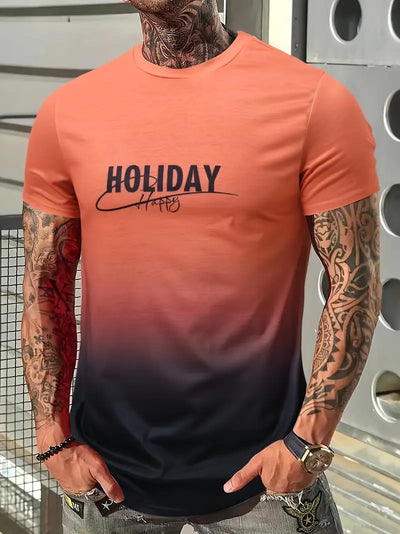 Edgar® | Comfortable T-Shirt With Gradient Graphics For Men