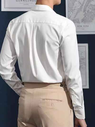 Erastus® | Wrinkle-Free Men'S Shirt With Cuban Collar