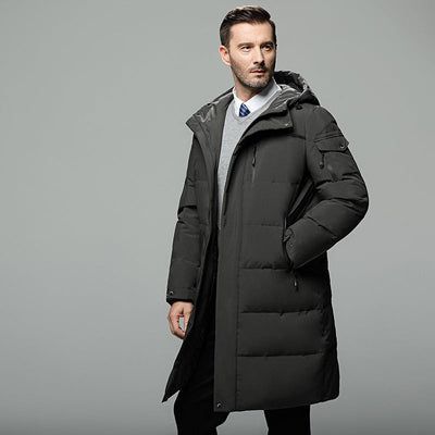 Godwin® | Elegant Long Down Jacket For Men