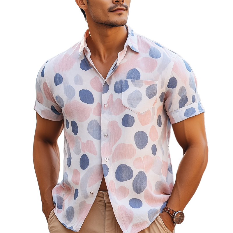 Kevin | Men'S Summer Fashion Casual Printed Short Sleeve Shirt