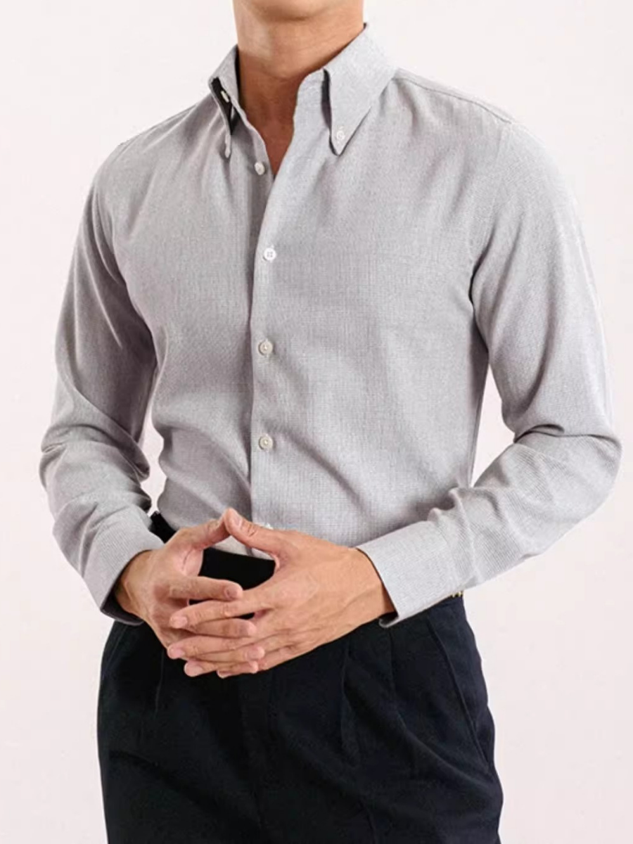Evren® | Business Casual Shirt With Checked Pattern