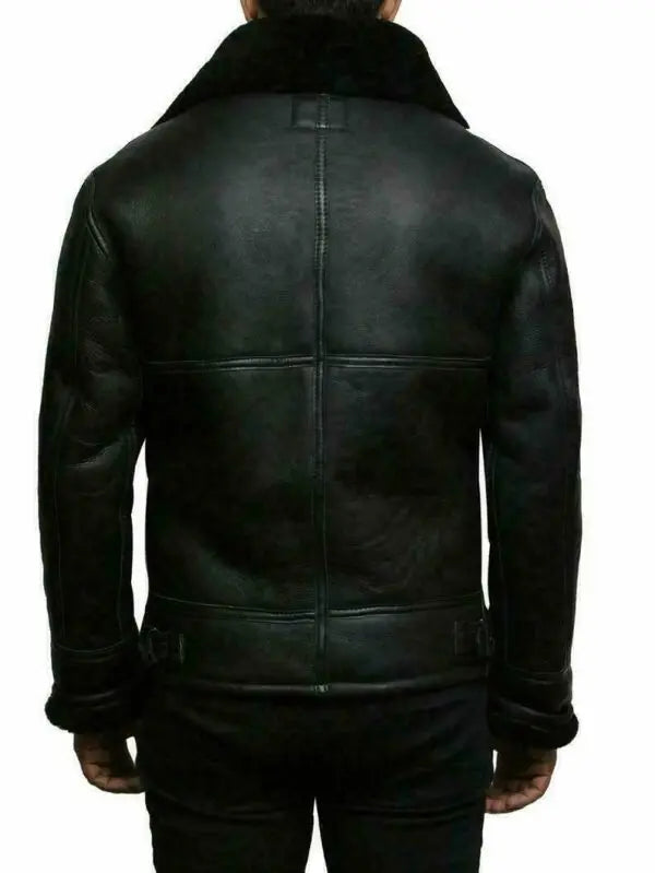 Cosme | Luxury fur-lined leather coat for men