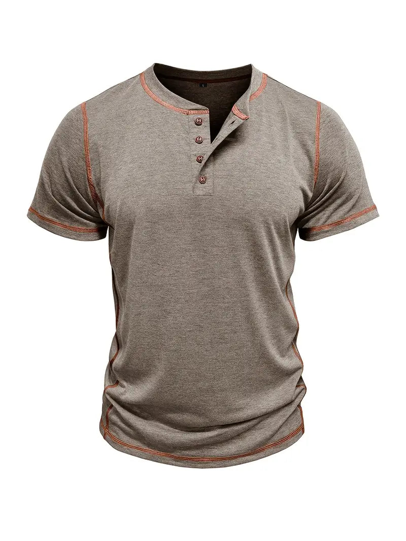 Malcolm | Short-sleeved button-down T-shirt