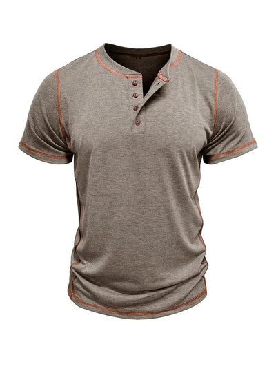 Malcolm | Short-sleeved button-down T-shirt