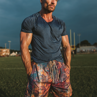 Ivan | Men'S Sports Round Neck Short Sleeve T-Shirt