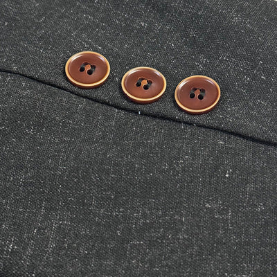 Men's Casal Linen Notch Lapel Single-breasted Slim-fit Blazer