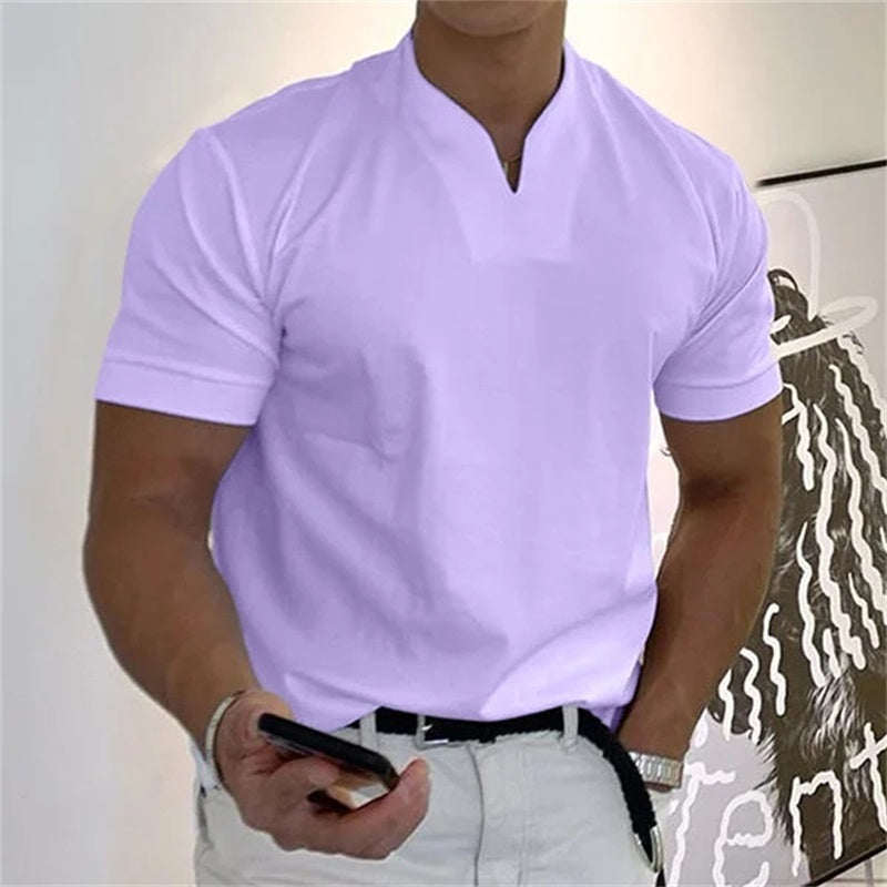 Kyler® | Men'S Business Fitness Short Sleeve Shirt