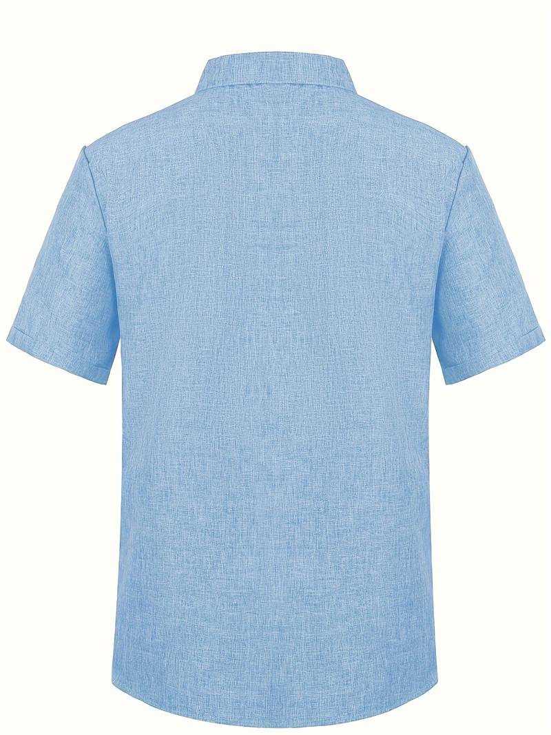 Elliot® | Stylish, Buttoned Short-Sleeved Shirt For Men