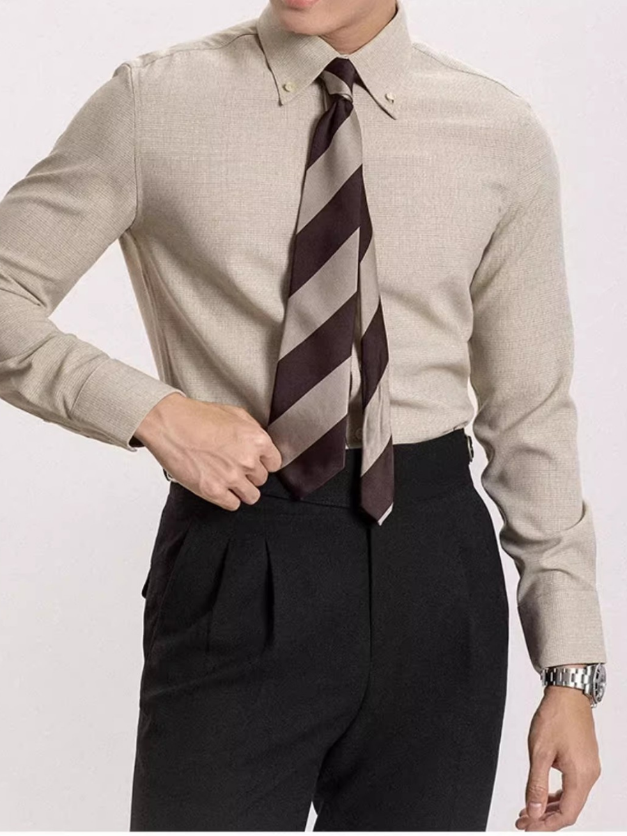 Evren® | Business Casual Shirt With Checked Pattern